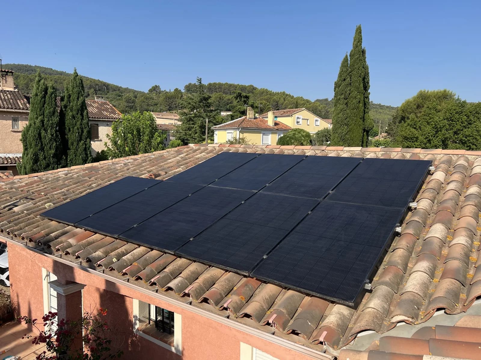 Installation de 4,5 kWc sur tuiles canal, Cuers, Var (83)